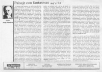 Paisaje con fantasmas  [artículo] Jorge Edwards.