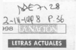 Letras actuales  [artículo].
