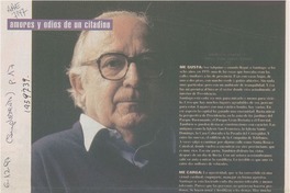 Guillermo Blanco "Santiago es para mirarlo y no para vivirlo"