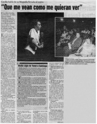 "Que me vean como me quieran ver"