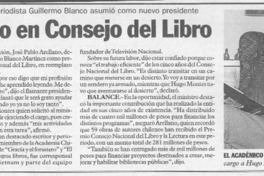 Cambio en Consejo del Libro  [artículo].