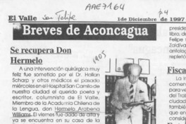 Se recupera don Hermelo  [artículo].