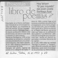 Libro de poemas  [artículo].