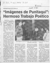 "Imágenes de Punitaqui", hermoso trabajo poético