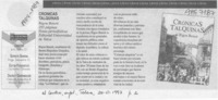 Crónicas talquinas  [artículo].