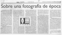 Sobre una fotografía de época  [artículo] Filebo.