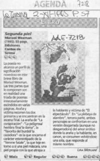 Segunda piel  [artículo] Lina Meruane.