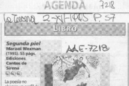 Segunda piel  [artículo] Lina Meruane.