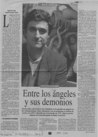 Entre los ángeles y sus demonios  [artículo] Paula Jarpa.