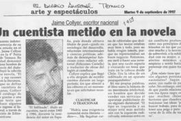 Un Cuentista metido en la novela  [artículo].