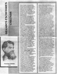 Grandes escritores chilenos