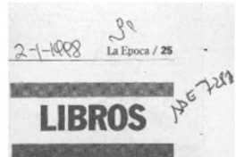 Libros  [artículo].