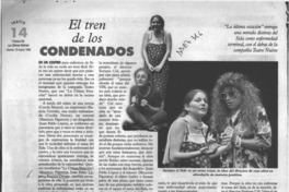 El tren de los condenados  [artículo] Ilse Sepúlveda F.