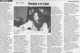 Flechas a la luna  [artículo] Sergio Vodanovic.