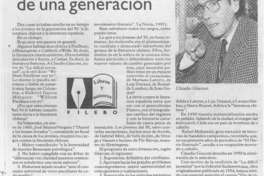 Tiempo y destiempo de una generación