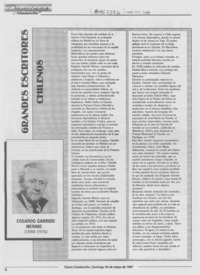 Grandes escritores chilenos