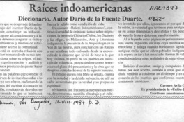 Raíces indoamericanas