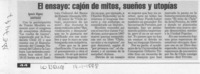 El ensayo, cajón de mitos, sueños y utopías  [artículo] Ignacio Iñíguez.