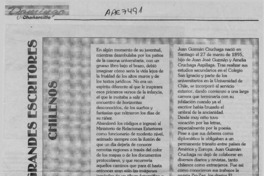 Grandes escritores chilenos  [artículo].