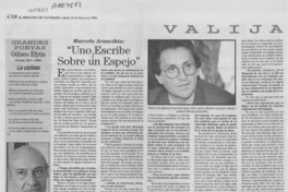 " Uno escribe sobre un espejo"