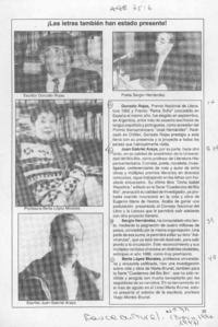 Las Letras también han estado presente!  [artículo].