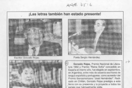 Las Letras también han estado presente!  [artículo].