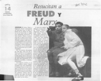 Resucitan a Freud y Marx  [artículo].
