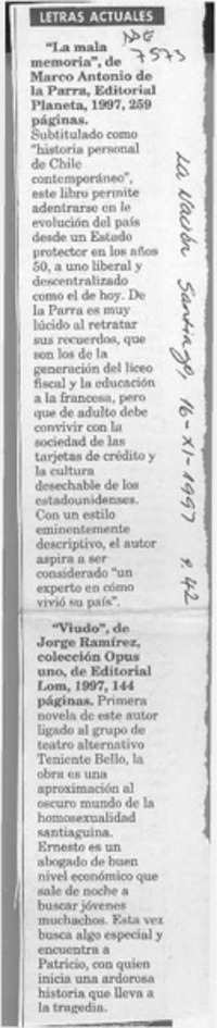 Letras actuales  [artículo].