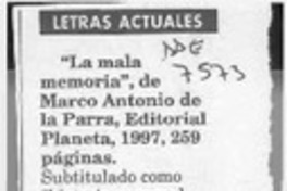 Letras actuales  [artículo].