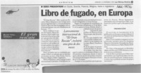 Libro de fugado, en Europa  [artículo].