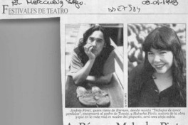 A. Pérez y Malucha Pinto actuarán en "Tomás"  [artículo].