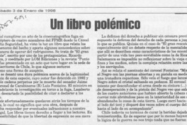 Un Libro polémico  [artículo].