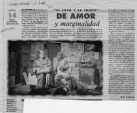 "El loco y la triste" de amor y marginalidad  [artículo] Ilse Sepúlveda.