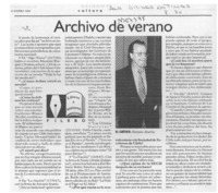 Archivo de verano  [artículo] Filebo.