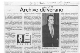 Archivo de verano  [artículo] Filebo.