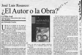 El autor o la obra?