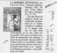 La Historia extraviada  [artículo].