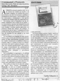 Ceremonial y protocolo