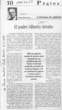 El Padre Alberto Arraño
