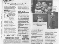 El debut teatral de Luciano Cruz-Coke, discreto pero meritorio  [artículo] Javier Ibacache.