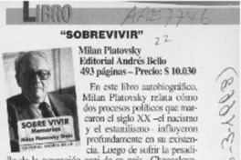 Sobrevivir  [artículo].