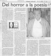 Del horror a la poesía  [artículo] Filebo.