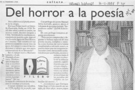 Del horror a la poesía  [artículo] Filebo.