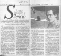 Ritmo imagen y silencio  [artículo].
