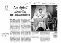 La Difícil decisión de compartir  [artículo].