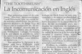 La incomunicación en inglés