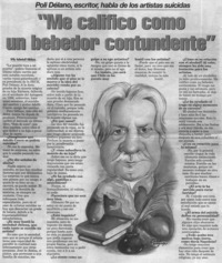 "Me califico como un bebedor contundente"