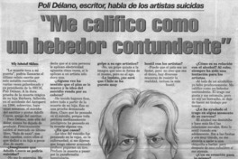"Me califico como un bebedor contundente"