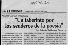 "Un laberinto por los senderos de la poesía" (entrevista)