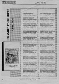 Grandes escritores chilenos  [artículo].